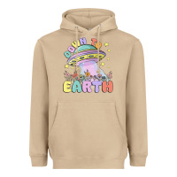 Mushroom down to earth Heavyweight Hoodie - MaliasSmallBusiness