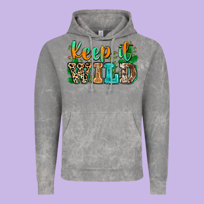 Keep It Wild Vintage Hoodie Designed By Zillion Design Studio