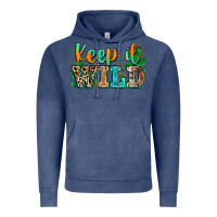 Vintage Denim keep it wild Vintage Hoodie - Zillion Design Studio