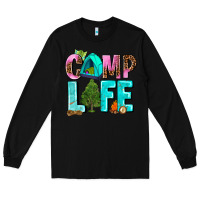 Black camp life Long Sleeve Tee - AdoDesignShop