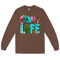Chestnut camp life Long Sleeve Tee - AdoDesignShop