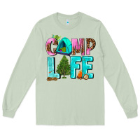 Matcha camp life Long Sleeve Tee - AdoDesignShop