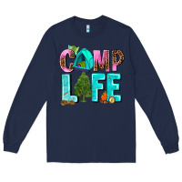 Navy camp life Long Sleeve Tee - AdoDesignShop