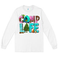 White camp life Long Sleeve Tee - AdoDesignShop