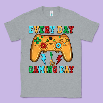 Every Day Is Gaming Day Classic Tee Designed By Jahusdesignshop