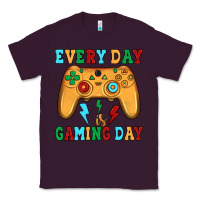 Plum every day is gaming day Classic Tee - JahusDesignShop