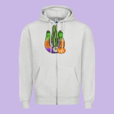 Horseshoe Halloween Cactus Zipper Hoodie Designed By Adodesignshop
