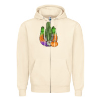 Sandshell horseshoe halloween cactus Zipper Hoodie - AdoDesignShop