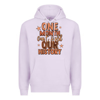 Lilac one month can't hold our history Premium Hoodie - LillyAllenDesigns