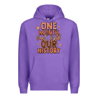 Purple one month can't hold our history Premium Hoodie - LillyAllenDesigns