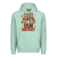 Seafoam one month can't hold our history Premium Hoodie - LillyAllenDesigns