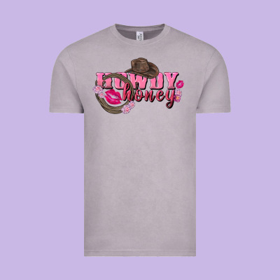 Howdy Honey Valentine's Day Vintage Tee Designed By Fadigitalartstudio