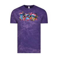 Cloud Purple pink christmas stitch and gifts Vintage Tee - AdoDesignShop
