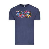 Pink Christmas Stitch And Gifts Vintage Tee | Teevron