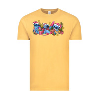 Vintage Mustard pink christmas stitch and gifts Vintage Tee - AdoDesignShop
