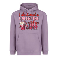 Lavender i don t need a valentine i need an iced coffee Heavyweight Hoodie - MaliasSmallBusiness
