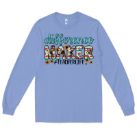 Colony Blue difference maker Long Sleeve Tee - JahusDesignShop