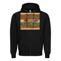 Black arrow wooden sunflower Zipper Hoodie - Artiststas