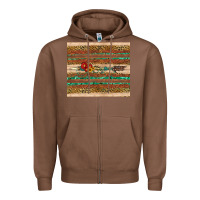Chestnut arrow wooden sunflower Zipper Hoodie - Artiststas