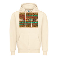 Sandshell arrow wooden sunflower Zipper Hoodie - Artiststas