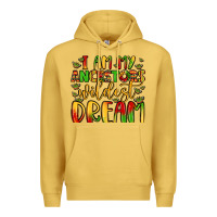 Antique Gold i am my ancestors wildest dream Premium Hoodie - LillyAllenDesigns