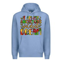 Colony Blue i am my ancestors wildest dream Premium Hoodie - LillyAllenDesigns