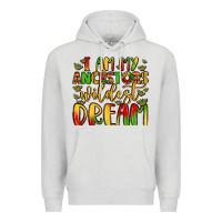 Dove Grey i am my ancestors wildest dream Premium Hoodie - LillyAllenDesigns