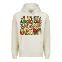 Oatmeal Heather i am my ancestors wildest dream Premium Hoodie - LillyAllenDesigns