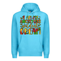 Ocean Blue i am my ancestors wildest dream Premium Hoodie - LillyAllenDesigns