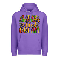 Purple i am my ancestors wildest dream Premium Hoodie - LillyAllenDesigns