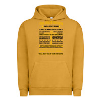 Pigment Peanut Butter TAURUS FACTS Urban Hoodie - Bettercallsaul