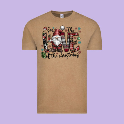 For The Love Of The Christmas Vintage Tee Designed By Cowhidedigitalart