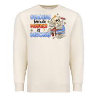 Sandshell reading because murder is wrong Premium Sweatshirt - MaliasSmallBusiness