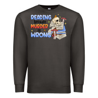 Smoke reading because murder is wrong Premium Sweatshirt - MaliasSmallBusiness