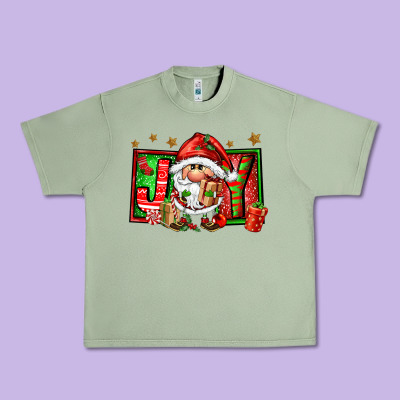 Joy Santa Gnomes Urban Heavy Tee Designed By Fadigitalartstudio