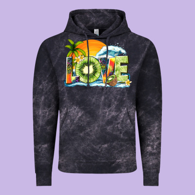 Love Kiwi Summer Vintage Hoodie Designed By Texasbilliewilder