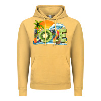 Vintage Mustard love kiwi summer Vintage Hoodie - texasbilliewilder