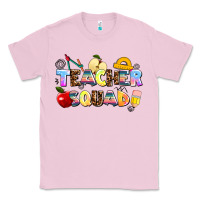 Bubblegum Pink teacher squad Classic Tee - AdoDesignShop