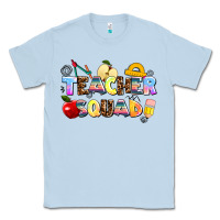 Dusty Blue teacher squad Classic Tee - AdoDesignShop