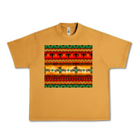 Peanut Butter thunderbird bullskull Aztec pattern Urban Heavy Tee - BarkalooDesign