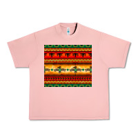 Salmon thunderbird bullskull Aztec pattern Urban Heavy Tee - BarkalooDesign