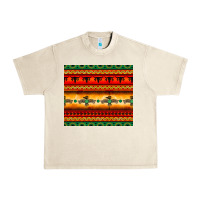 Sandshell thunderbird bullskull Aztec pattern Urban Heavy Tee - BarkalooDesign