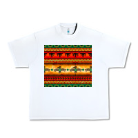 White thunderbird bullskull Aztec pattern Urban Heavy Tee - BarkalooDesign