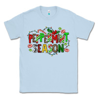 Dusty Blue peppermint season Classic Tee - AdoDesignShop