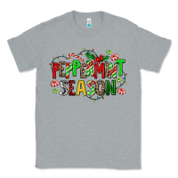 Heather Grey peppermint season Classic Tee - AdoDesignShop