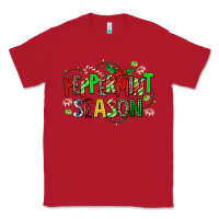 Red peppermint season Classic Tee - AdoDesignShop