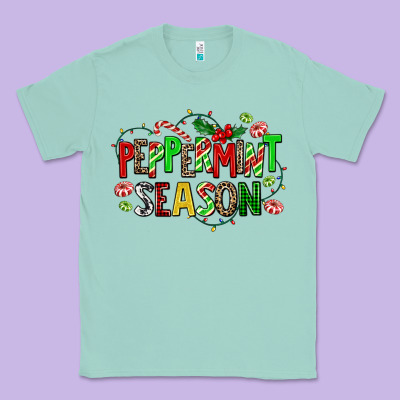 Peppermint Season Classic Tee Designed By Adodesignshop