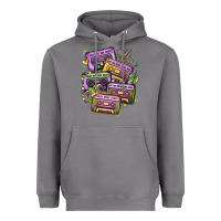 Storm mardi gras cassette tapes Heavyweight Hoodie - MaliasSmallBusiness