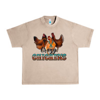 French Oak crazychickens Urban Heavy Tee - CowhideDigitalArt