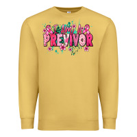 Antique Gold i am a previvor Premium Sweatshirt - NancyCooperArtShop